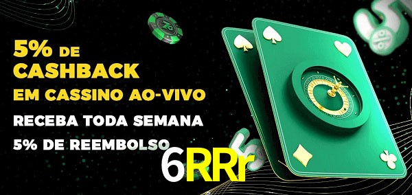 Promoções do cassino ao Vivo 6RRr